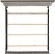 Elements International Millers Cove Gray King Panel Bed-3