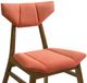 Armen Living Amaris Poppy/Walnut Dining Chair-5