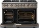Viking® 5 Series 48" Nantucket Pro Style Gas (LP) Range with Polished Chrome Trim-1