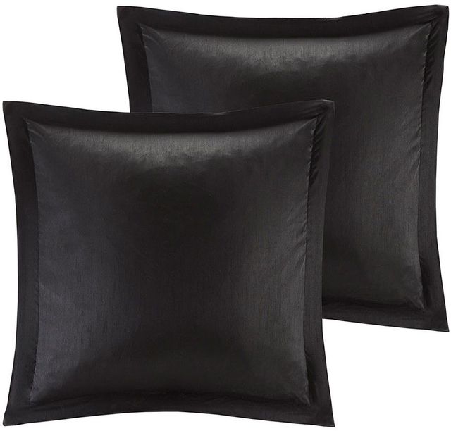 Olliix by Madison Park Essentials 24 Pieces Black King Michelle Room in a Bag Set-2