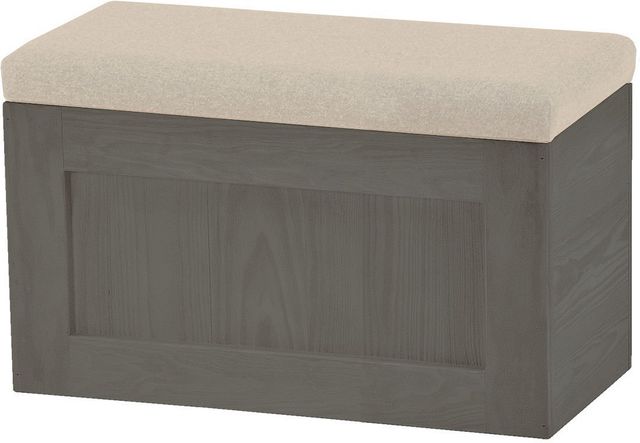 Crate Designs™ Furniture Graphite Storage Bench-0
