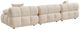 TOV Furniture Calliope 3-Piece Off-White 118" Modular Sectional-3