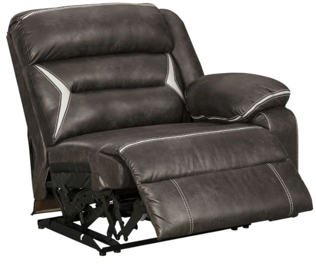 Signature Design by Ashley® Kincord 2-Piece Midnight Power Reclining Sectional Loveseat-2
