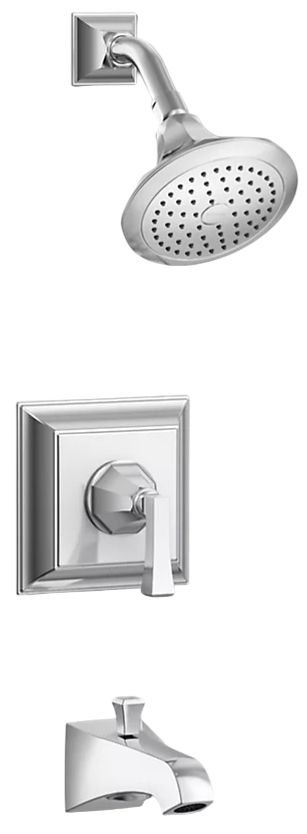 KOHLER® Memoirs® Stately Rite-Temp® Polished Chrome 2.5 GPM Bath and Shower Trim Kit-0