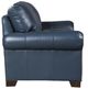 Craftmaster® Customizable CM Leather Pleated Rolled Arm Sofa-3