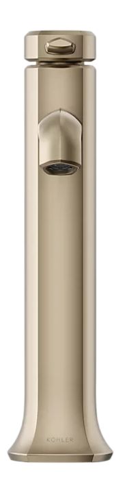 KOHLER® Occasion® Vibrant Brushed Bronze Tall Single-Handle Bathroom Sink Faucet-1