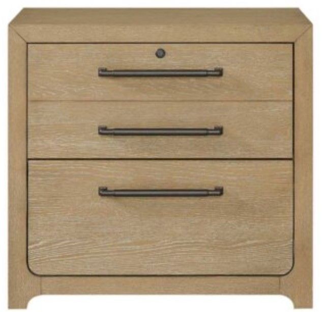 Martin Furniture Canyon Drive Office Natural Oak Lateral File Cabinet-1