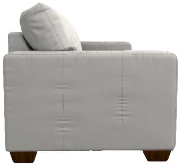 La-Z-Boy® Shiloh Ivory Leather Apartment-Size Sofa-3