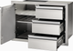 Napoleon Stainless Steel Single Door & Triple Drawer Combo-1