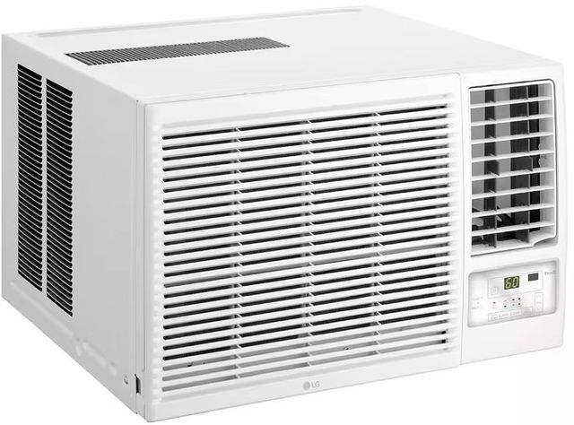 LG 12,200 BTU's White Smart Window Air Conditioner with 11,200 BTU's Heating-1