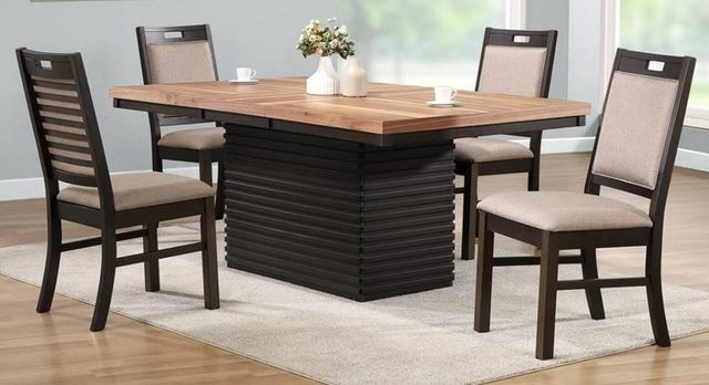 Urban Styles Furniture Dallas 5-Piece Cappuccino/Walnut Dining Set-0