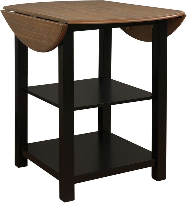 Powell® Vail 3-Piece Black/Wire Brushed Counter Dining Set-3