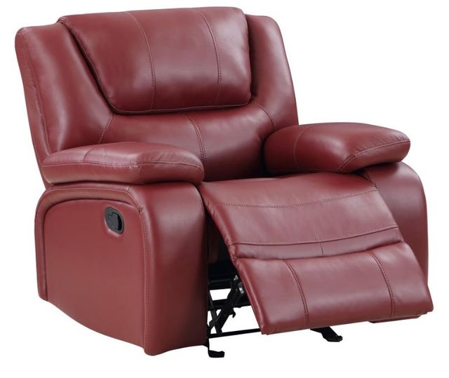 Coaster® Camila 3-Piece Red Manual Reclining Living Room Set-3