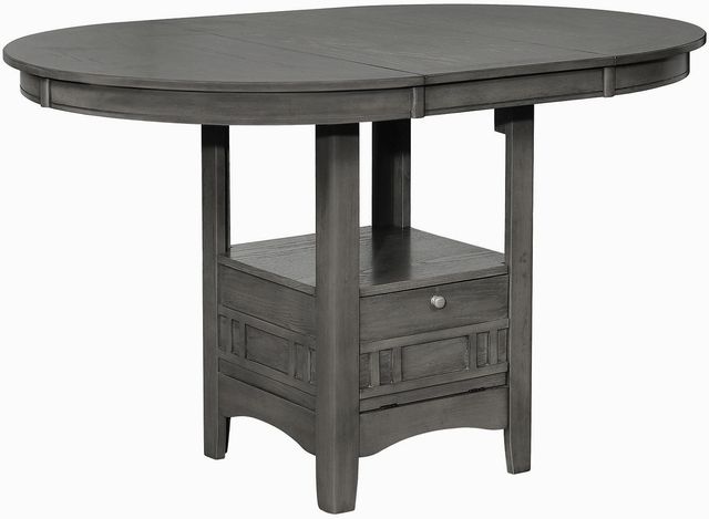 Coaster® Lavon 5-Piece Medium Grey Counter Height Dining Table Set-2