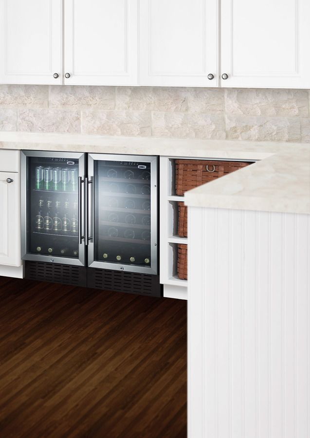 Summit® 18" Stainless Steel Wine Cooler-4