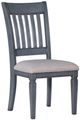 Legends Home Americana Blue/Gray Dining Side Chair -0
