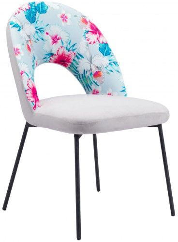 Zuo® Modern Torrey Gray/Multi-Colored Dining Chair-0