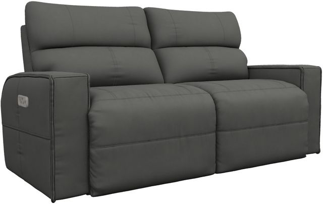 La-Z-Boy® Maddox Slate Leather Power Reclining 2-Seat Sofa with Headrest and Lumbar-0