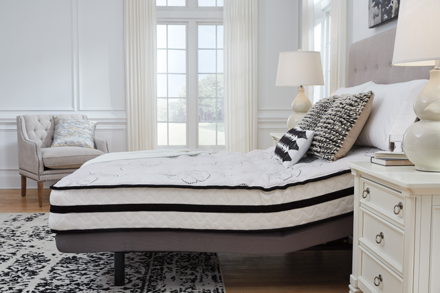 Sierra Sleep® by Ashley® Chime 2-Piece 10" Hybrid and Best Adjustable Base King Mattress Set-4