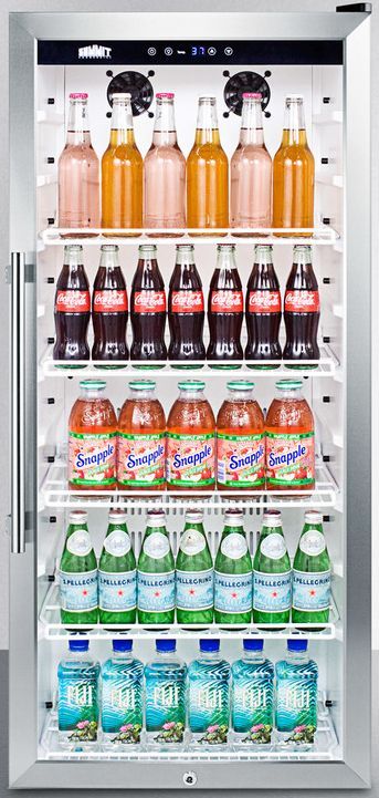 Summit® Commercial Series 9.0 Cu. Ft. Stainless Steel Beverage Center-3