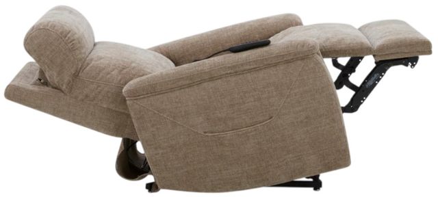 Flexsteel® Luma Sable 32" Fabric Power Lift Recliner with Power Headrest, and Lumbar-1