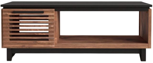 Legends Home Graceland Bourbon Cocktail Table with Matter Black Base-3