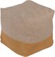 Surya Dip Dyed Gold Linen Ottoman-0