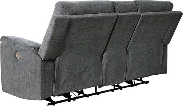 Signature Design by Ashley® Barnsana Gravel Power Reclining Loveseat with Console-4