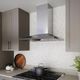 Albert Lee Custom Hood Series 30" Stainless Steel Low-Profile Chimney Wall Hood-4