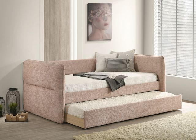 Crown Mark Philipa Mauve Upholstered Daybed-2