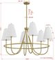 Forty West Revere Gold Chandelier-1