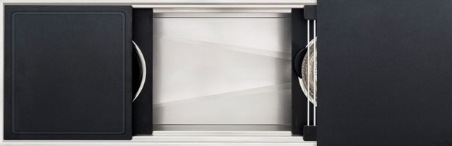 The Galley® Graphite Wood Composite Ideal ThinTop™ Workstation® 5S-0