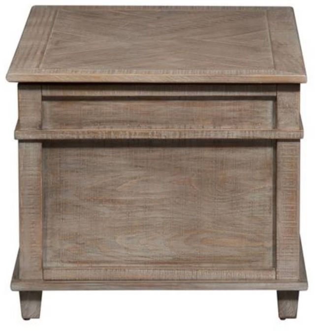 Liberty Furniture Parkland Falls Weathered Taupe Storage Trunk-3