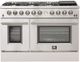 FORNO® Alta Qualita 48" Stainless Steel Freestanding Gas Range-0