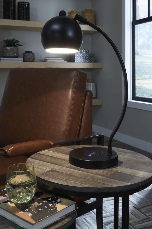 Signature Design by Ashley® Marinel Black Metal Desk Lamp-3