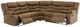 Signature Design by Ashley® Partymate 2-Piece Brindle Manual Reclining L-Shape Sectional-1