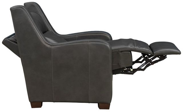BarcaLounger® Ayden Elway Dark Gray Leather Power Recliner-1