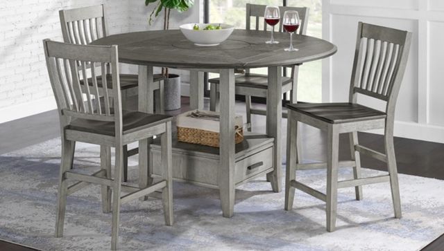 American Wholesale Furniture Palisade Gray Counter Height Table-3