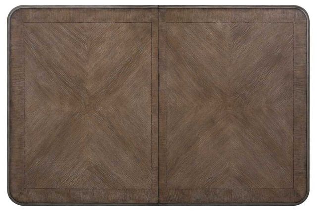 Liberty Furniture Magnolia Manor Weathered Bark Dining Table with Antique Black Base-4