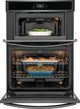 Frigidaire Gallery® 30" Smudge-Proof® Black Stainless Steel Oven/Microwave Combo Electric Wall Oven-3