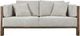 International Furniture Direct Roots Brown/Oyster Loveseat-1