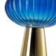 A & B Home Blue/Silver 11" Flower Vase-2