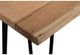 Jofran Inc. Nature's Edge Natural Sofa Counter Dining Table with Black Base-3