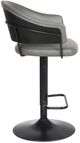 Armen Living Brody Black/Gray Swivel Bar Stool-2