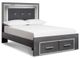 Signature Design by Ashley® Lodanna 2-Piece Gray King Panel Storage Bed Set-1