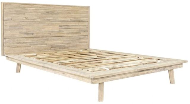 LH Home Gia Light Driftwood Queen Panel Bed-0