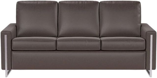 American Leather® Customizable Sulley Leather Queen Plus 80” Sleeper Sofa-1