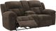 Signature Design by Ashley® Frohn Chocolate Double Manual Reclining Loveseat with Console-4