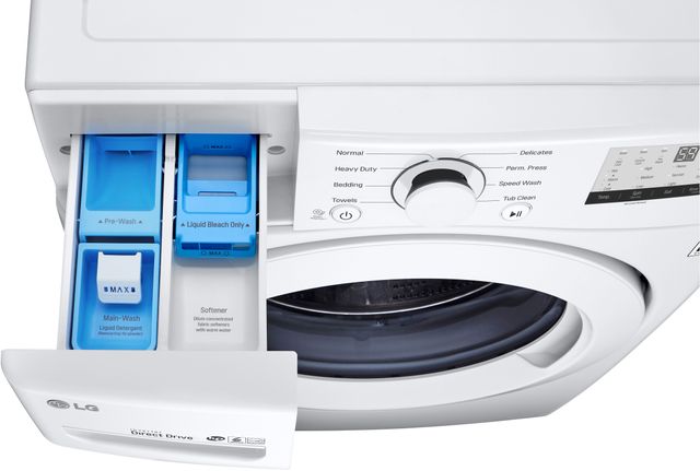 LG 4.5 Cu. Ft. White Front Load Washer-6