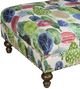 King Hickory Customizable Capitol Fabric Square Medium Ottoman-1